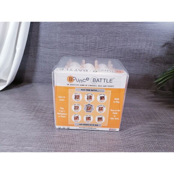 NEW Bounce Battle Game Set - An Addictive Game of Strategy, Skill & Chance - Picture 3 of 5